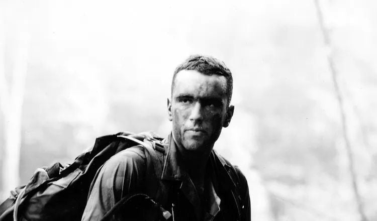 Portrait of Elliot Ackerman during military service early in the Global War on Terror