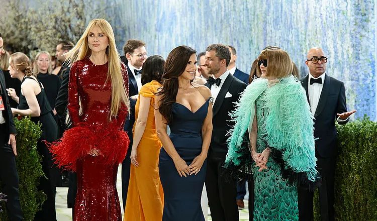 Nicole Kidman, Lauren Sánchez Bezos, and Anna Wintour attend the 2026 Met Gala at the Metropolitan Museum of Art in New York City on May 4, 2026, celebrating the Costume Institute's "Fashion is Art" exhibition.