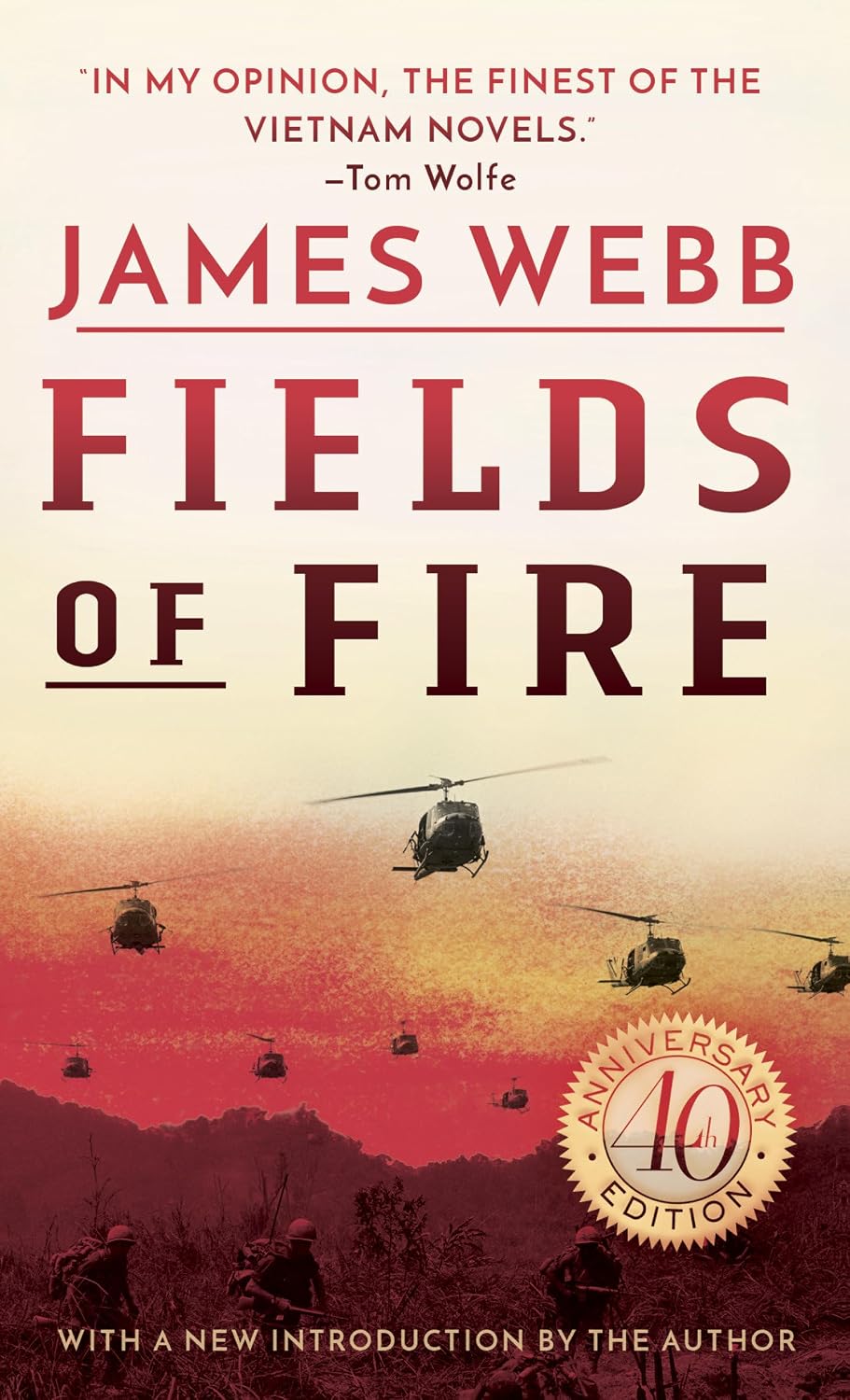 Book cover of Fields of Fire by James Webb.