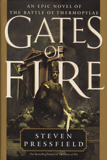 Book cover of Gates of Fire by Steven Pressfield.