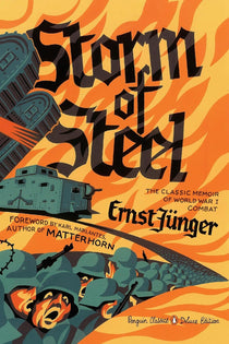 Book cover of Storm of Steel by Ernst Jünger.